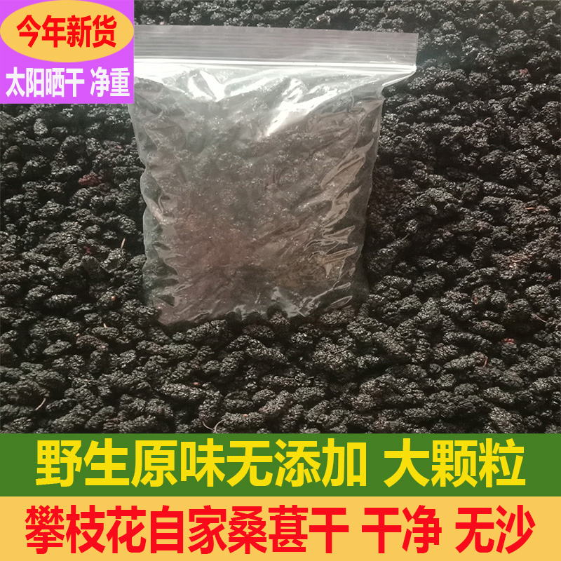 买一发二今新货四川攀枝花桑葚干无糖无添加自家精选泡酒干净无沙