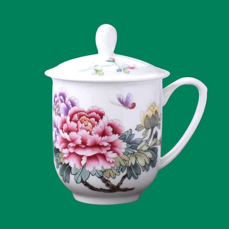 景德镇茶具泡茶杯陶瓷茶杯子