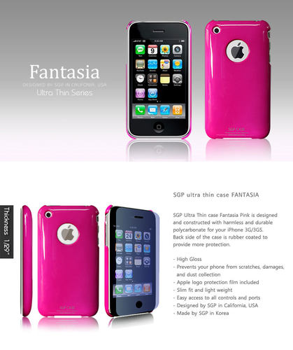 正品SGP/斯杰皮适用带防伪糖果iphone3G手机壳苹果3GS保护套现货
