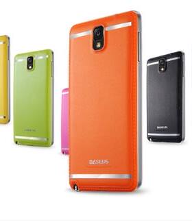 倍思三星NOTE3手机壳套N9000后盖壳雅皮壳 N9005保护套 电池盖