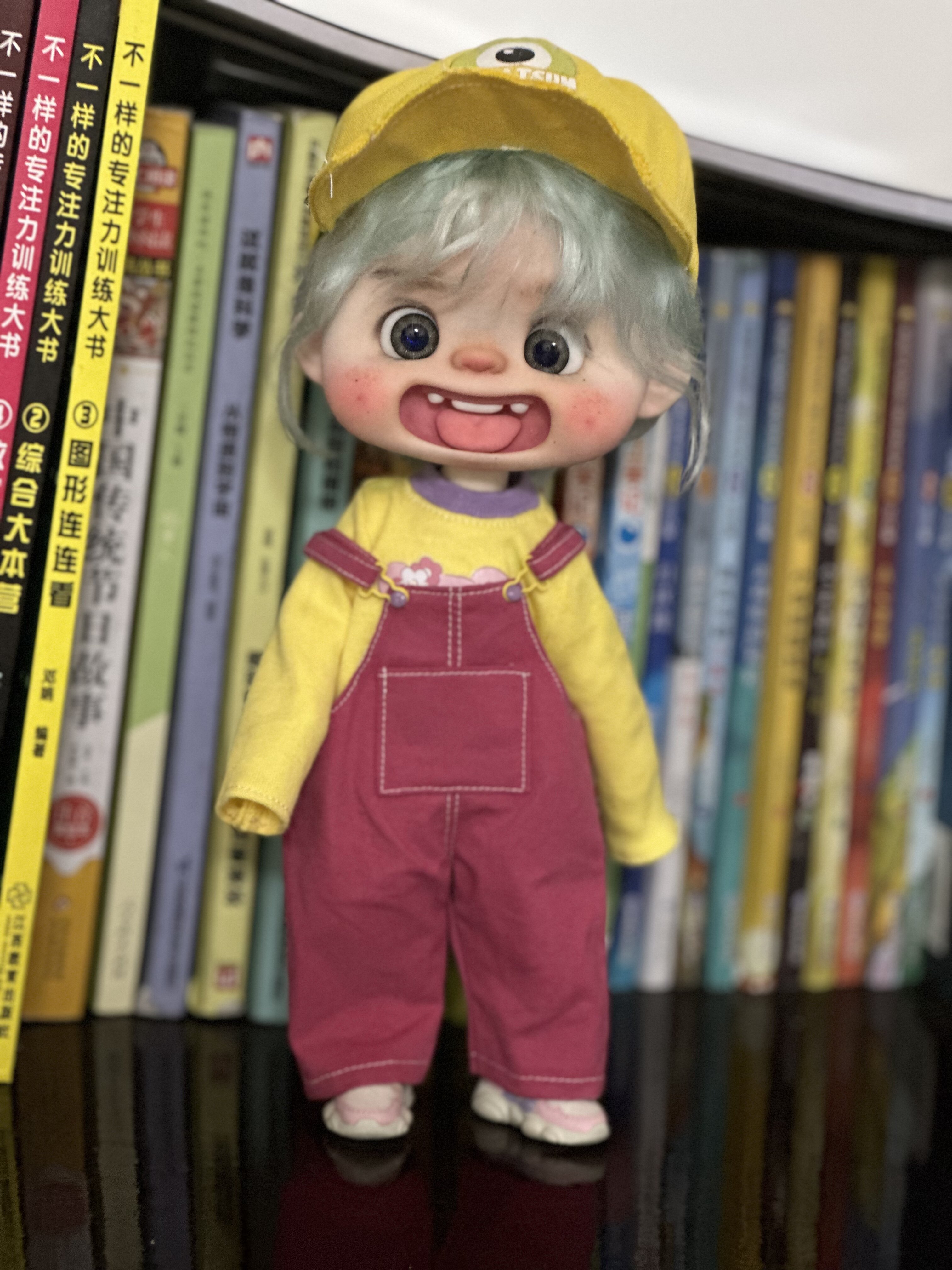 bjd小6,点点,点弟点妹胖点体背带裤t恤棒球帽点点体胖屁3分大头