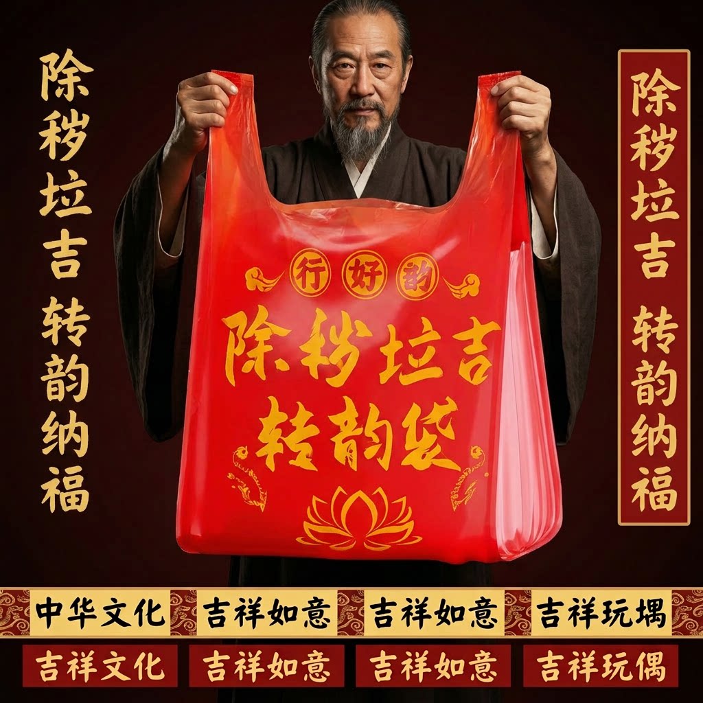 红色加厚除秽转运垃圾袋