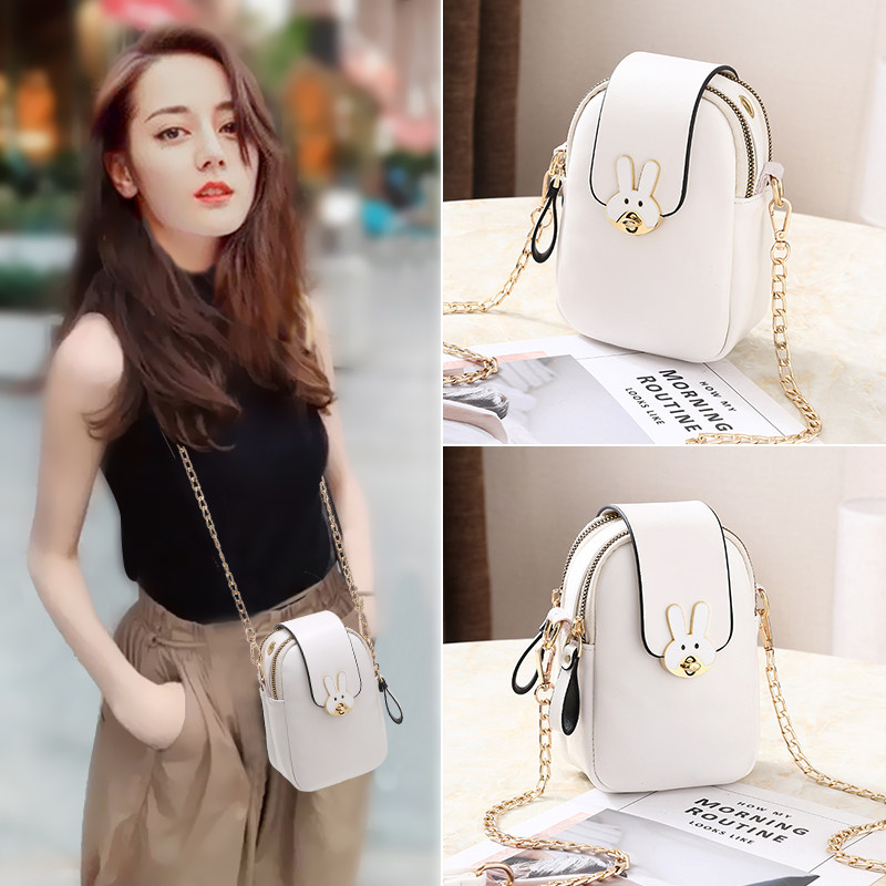 网红女士迷你小包包女2020新款潮秋季时尚手机包斜挎包百搭链条包