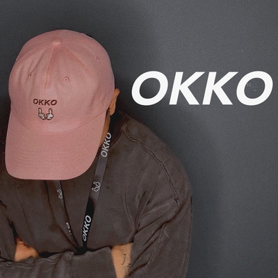 okko新款纯棉机能情侣周边棒球帽