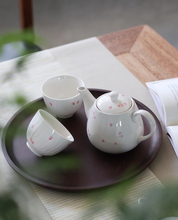 手绘樱花 茶具套装 出口日本日式 茶具陶瓷小茶壶带过滤网餐厅家用