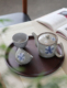茶具套装 出口日本日式 茶具陶瓷小茶壶带过滤网餐厅家用 蓝白花
