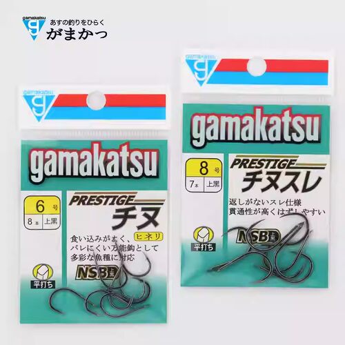 Gamakatsu/伽玛卡兹雷霆千又黑鱼钩C1CH3有倒刺钓C1CH4无倒刺进口