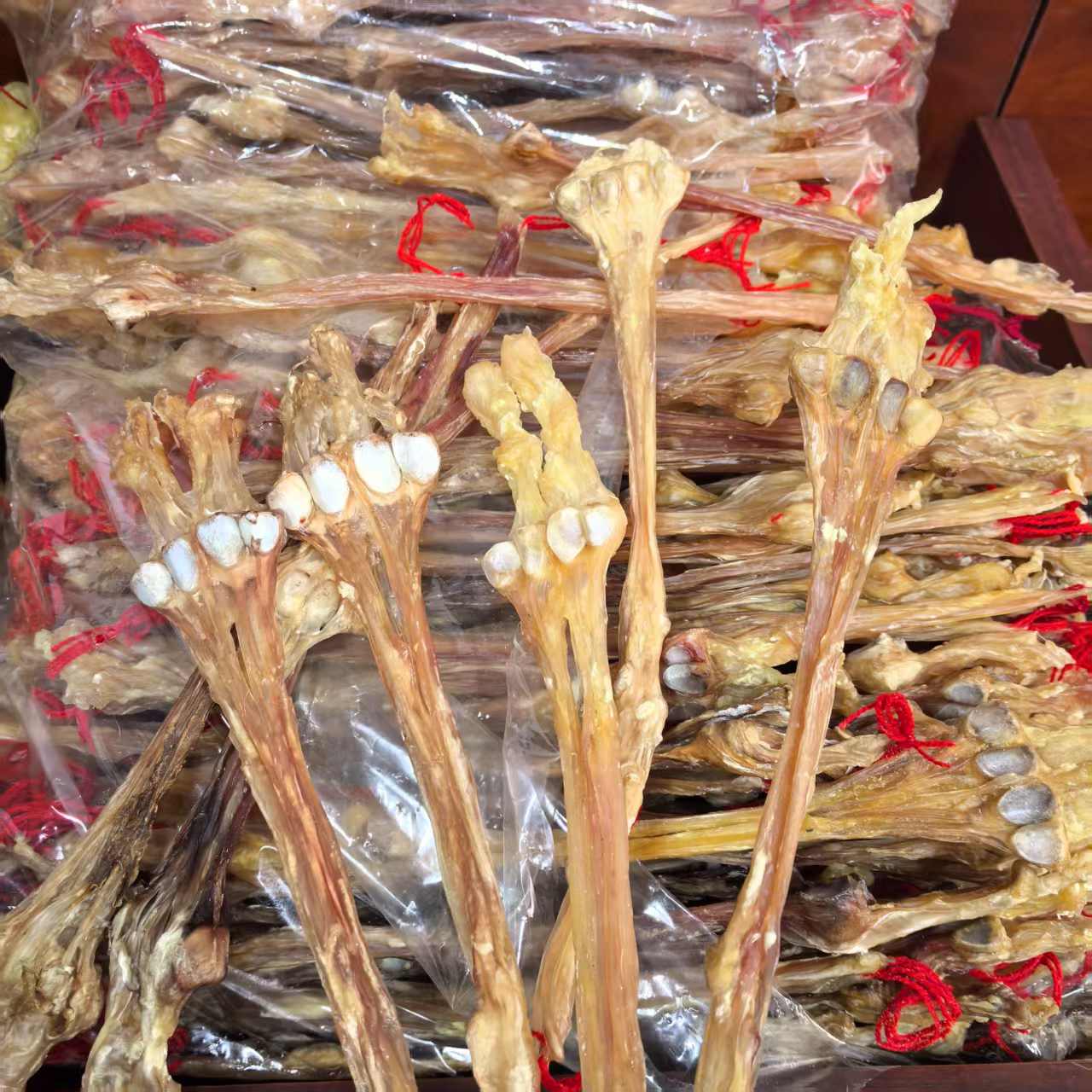 吉林梅花鹿净鹿筋干货500克鹿蹄筋干正品新鲜整根条泡酒煲汤切段