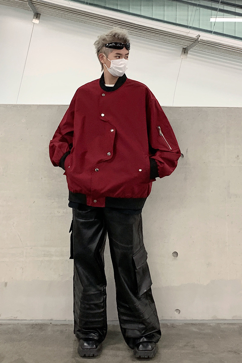 2025秋装棒球领港风时尚潮流男夹克外套705-W8816-特P35,男装夹克,星座705