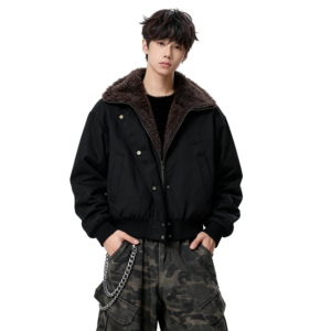 25冬美式座山雕加厚毛领廓形夹克棉服潮牌设计感705-M3703-特P90图片