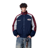 25新潮牌美式撞色拼接加棉加厚立领棉服男女保暖特批M3700-P100，男装棉衣，星座705