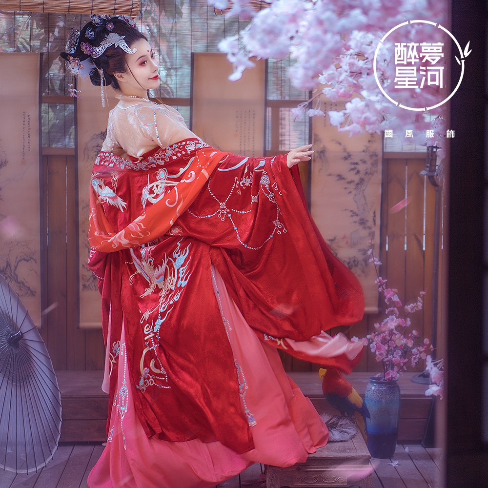 【五折特价】现货 西塘汉服周 杨玉环同款 梵花飞鸾 唐制 汉服