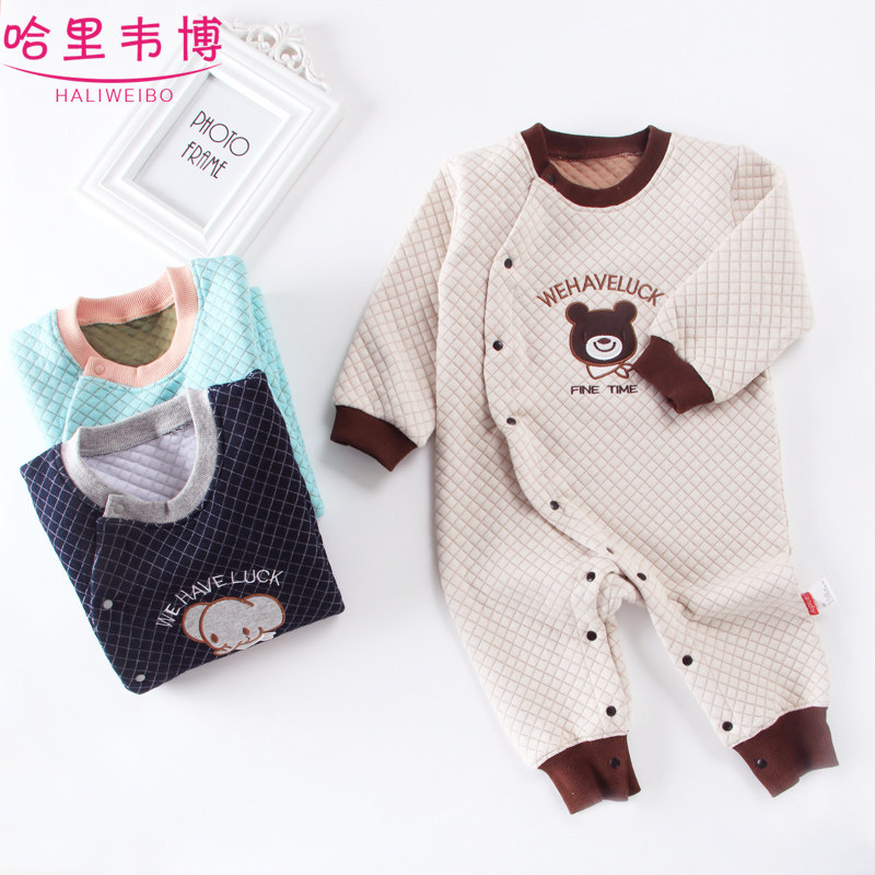 baby Autumn and winter Jumpsuit lovely Air Cotton thickening keep warm go out Romper Conjoined Cotton baby Climb clothesin the Children/Baby/Family fitted , Jumpsuit/Climbing clothes/Romper  category - from Buy2taobao.com to provide professional Taobao agent buy service