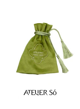 ATELIERSO刺绣丝绒袋