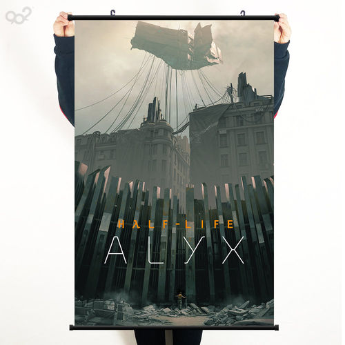 半条命Alyx挂画防水游戏海报边