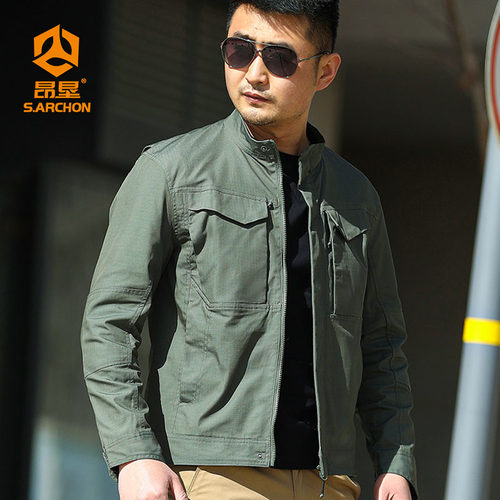 昂垦战术夹克防水耐磨挺拔修身