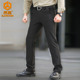 男加厚抓绒裤 冬季 户外作训裤 昂垦加绒软壳战术裤 弹力保暖商务西裤