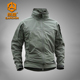 软壳户外冲锋衣男三合一防水防风透气冬季 军迷夹克战术外套登山服