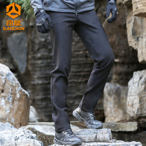 昂垦防水耐磨冲锋裤户外战术西裤