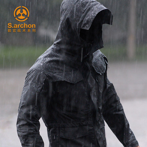 昂垦户外军版战术风衣下单送臂章