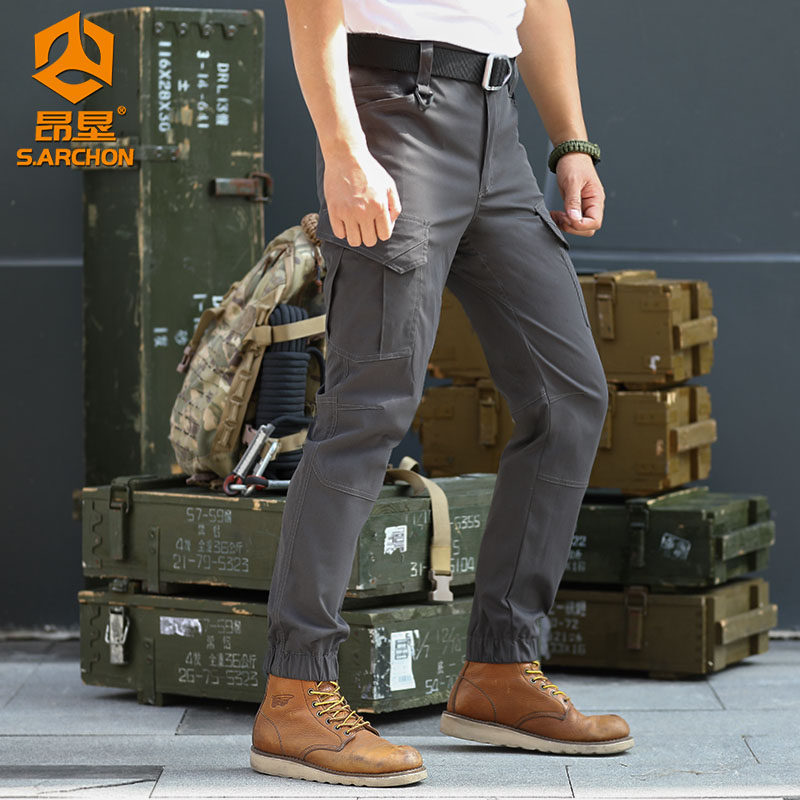 昂垦春秋格洛克战术长裤束脚裤男百搭军迷收脚裤户外工装裤作训裤,男装,休闲裤,淘宝优惠券,粉丝福利购,淘宝优惠卷
