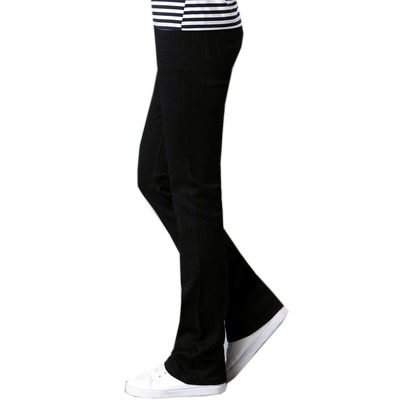 冬季弹力大码加绒加厚保暖牛仔裤