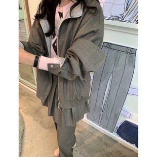 两穿夹克外套 新款 百褶裙 休闲裤 叠搭推荐 套装 韩国设计师2026春季