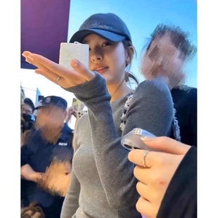 韩国春秋必入高品质坑条圆领针织内搭 赵露思同款 秒发 羊毛打底衫