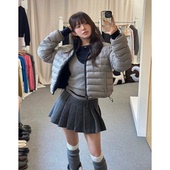 现货 拉链马甲女 韩国90鸭绒立领排骨羽绒服 宋智雅同款 2026新款