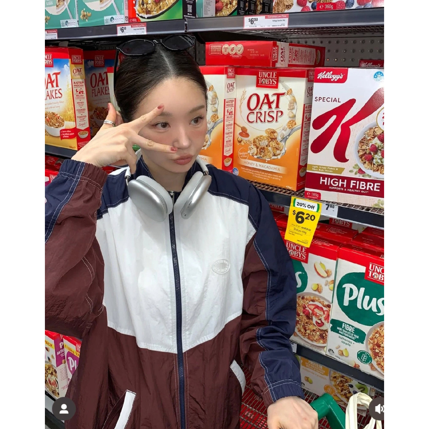 秒发！姜敏京同款拼色夹克25秋韩国设计师复古时髦翻领拉链外套女