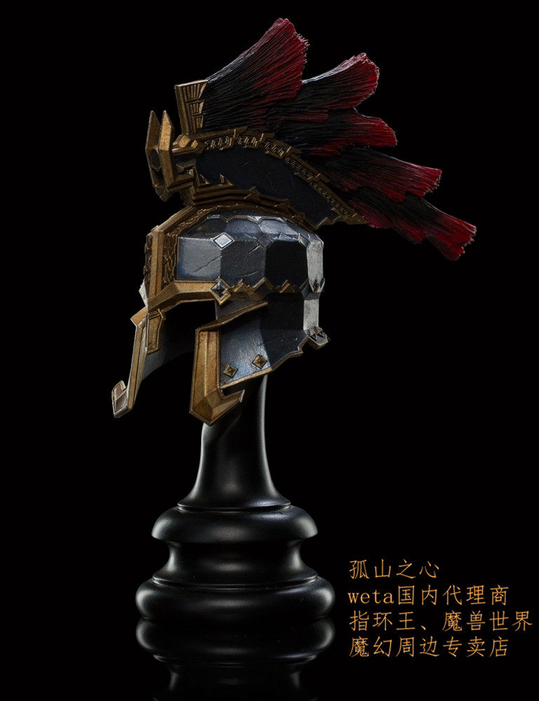 weta 矮人王 铁足 丹恩 战斗头盔1:4 魔戒指环王周边 霍比特人