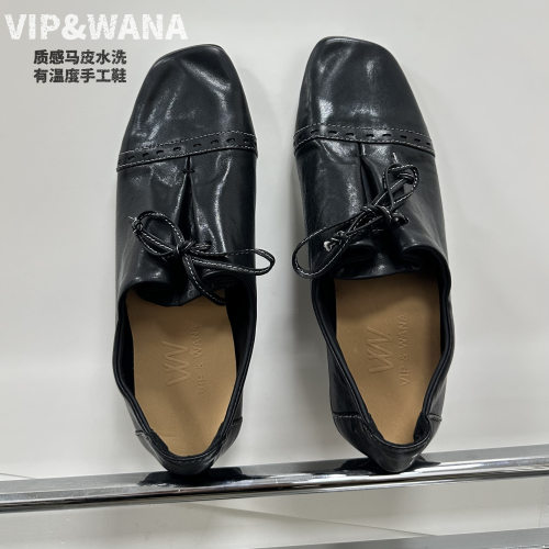 维普瓦纳2026新款单鞋豆豆懒人鞋
