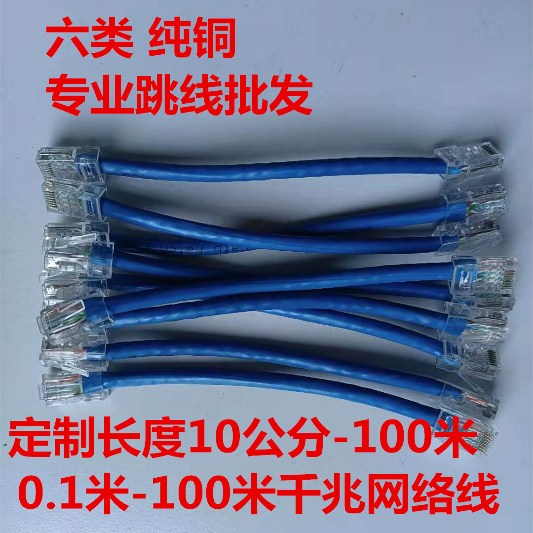 定制纯铜跳线机房跳线厘米公分CM