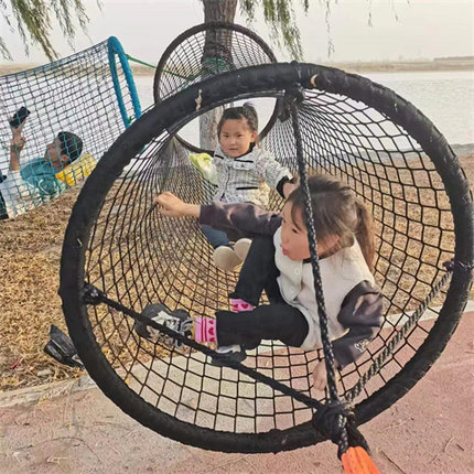 户外儿童钻网 旋转网幼儿园户外爬网 儿童感统体能训练玩具