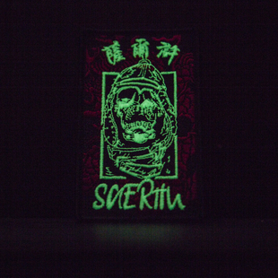 浪潮君物 萨尔浒 刺绣章 魔术贴 士气章  魔术章