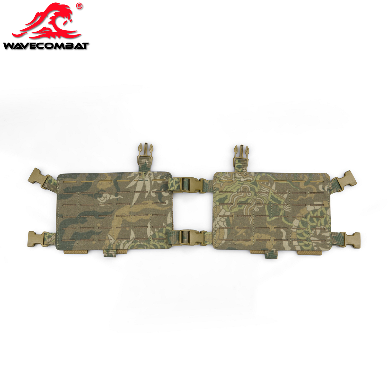 浪潮君物 龙纹34A分体式胸挂 面板 携行胸挂底座