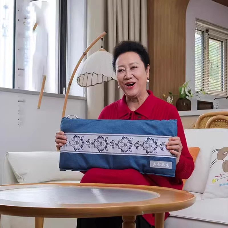 王丽云老师推荐吴岳养生海盐热敷包多功能电加热暖腰袋理疗艾草包