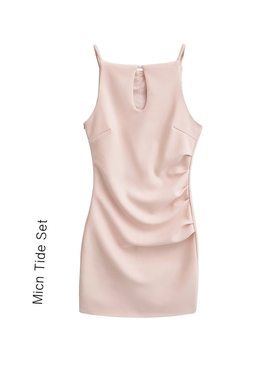 签约裙2.0性感镂空吊带背心连衣裙女纯欲修身显瘦气质包臀长裙