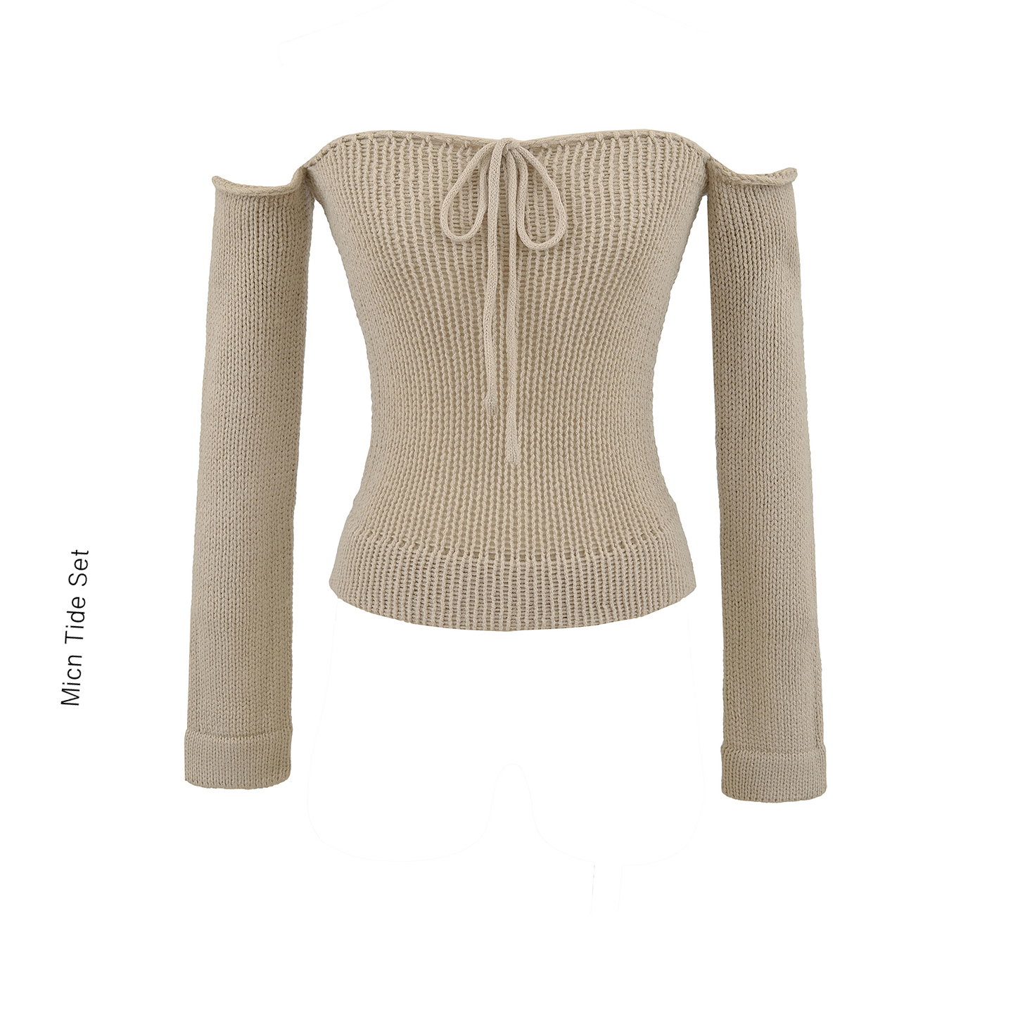 日常出街抹胸修身打底毛衣