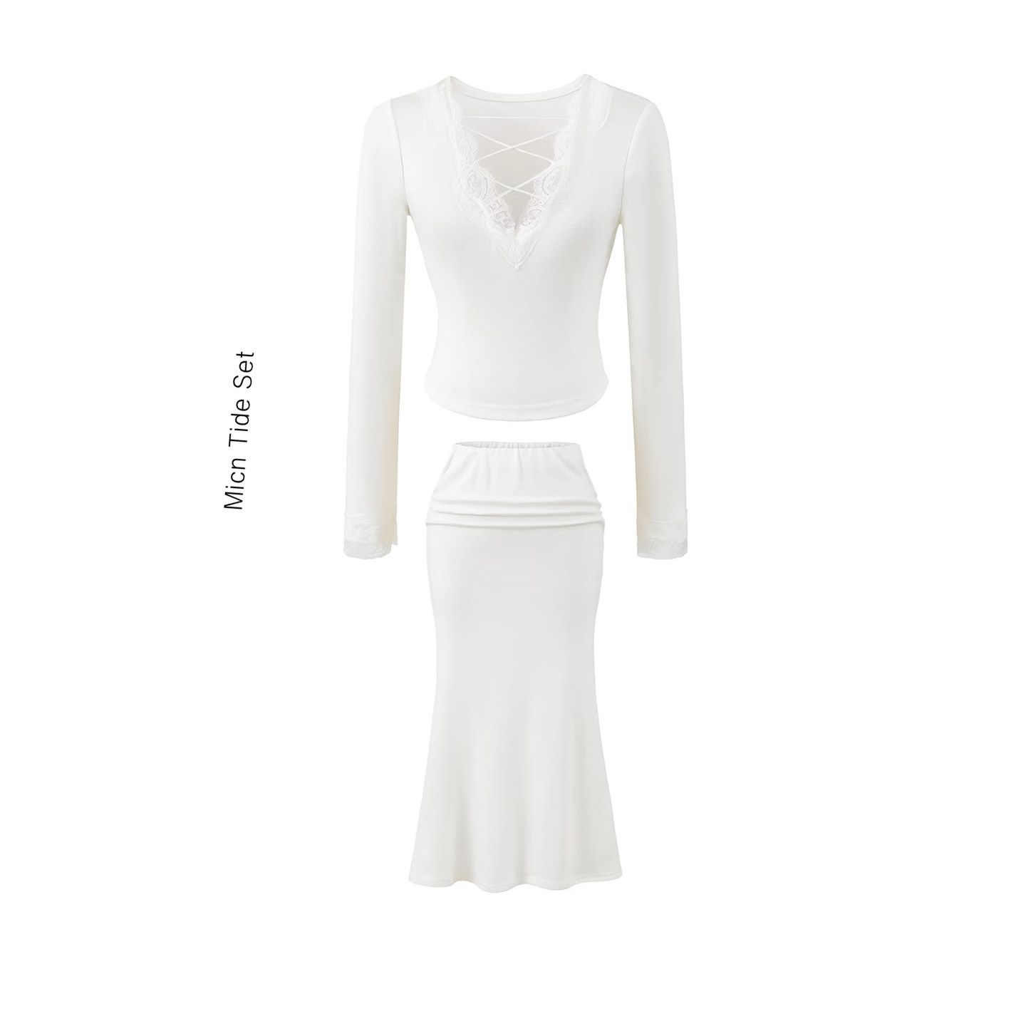 纯欲风穿搭一整套时尚套装2026年春季新款高级感半身裙两件套女装