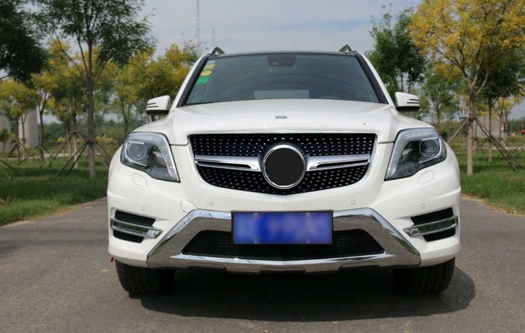 09-15款奔驰glk200 glk260 glk300 glk350改装满天星gtr竖条中网