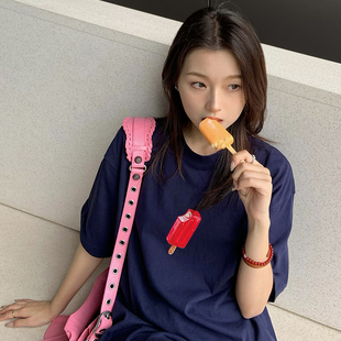 T恤 宽松休闲冰棒趣味图案印花短袖 OURDAILYDOSE 25ss凉感冰皮美式