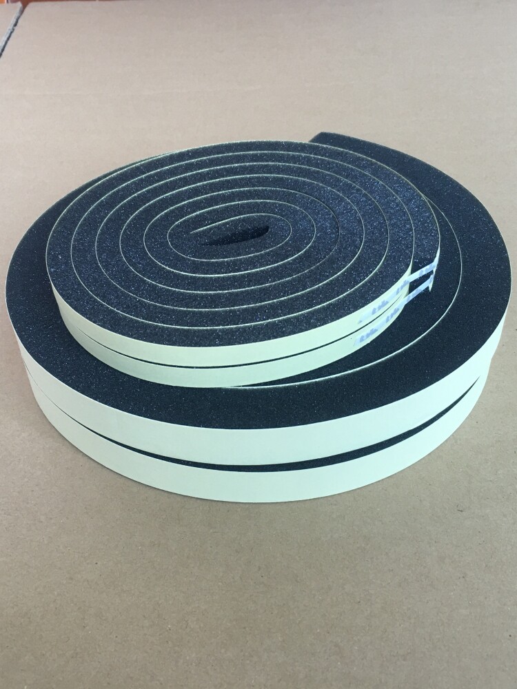 pu海绵单面胶带柔软透气汽车电子防尘防撞密封缓冲线束泡沫棉胶条