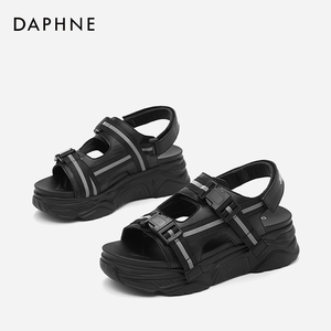 daphne /达芙妮夏新款休闲女凉鞋