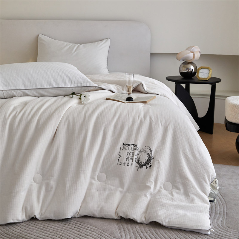 全棉A类无印染提花55大豆纤维抗菌保暖秋冬被春秋被子母被棉被芯,床上用品,化纤被,淘宝优惠券,粉丝福利购,淘宝优惠卷