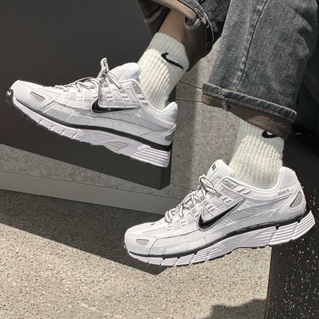 耐克/Nike P-6000 网布人造革 防滑耐磨低帮跑步鞋银白CD6404-107,运动鞋new,篮球鞋,淘宝优惠券,粉丝福利购,淘宝优惠卷