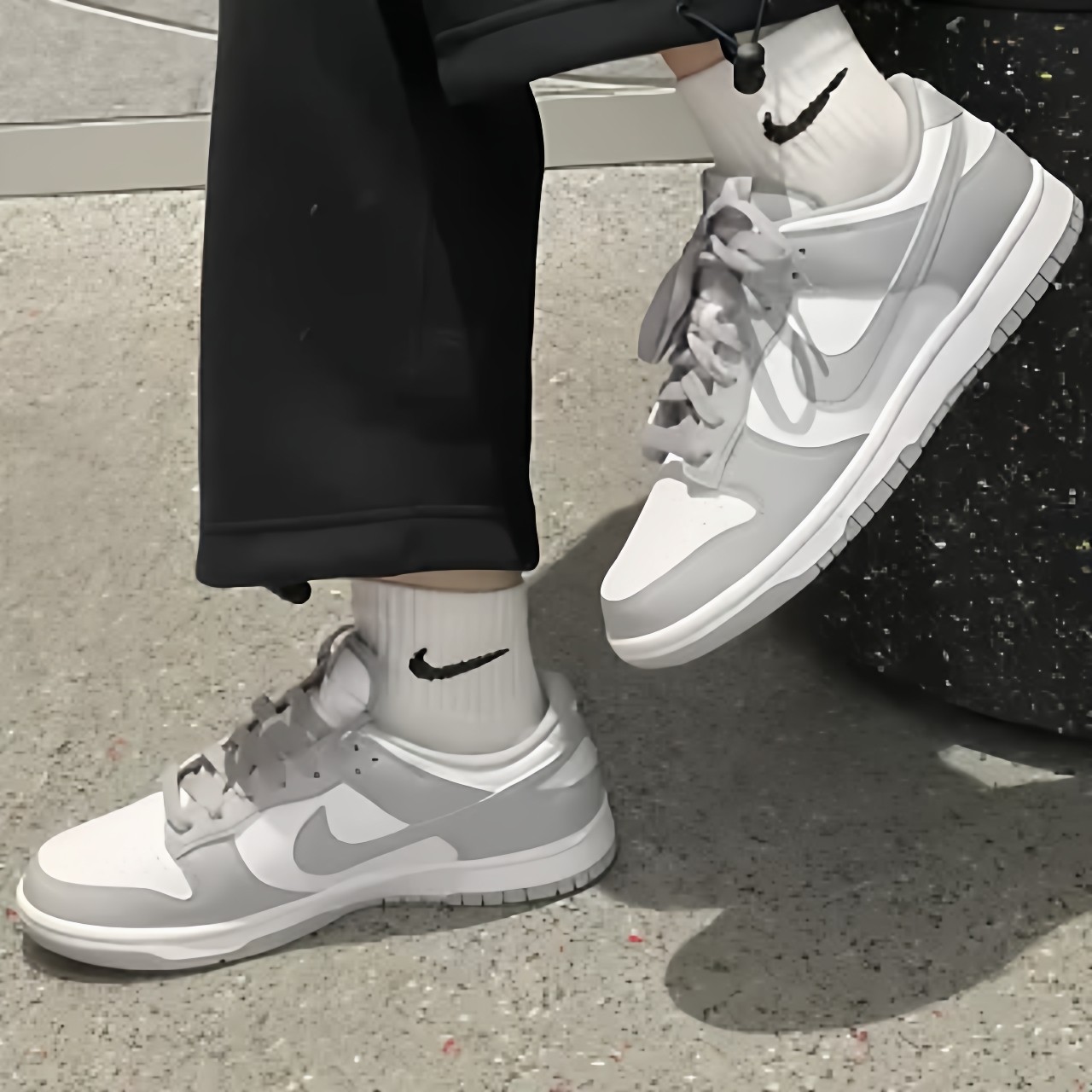 耐克/Nike Dunk Retro 男款灰白经典复古耐磨低帮板鞋 DD1391-103,运动鞋new,板鞋,淘宝优惠券,粉丝福利购,淘宝优惠卷