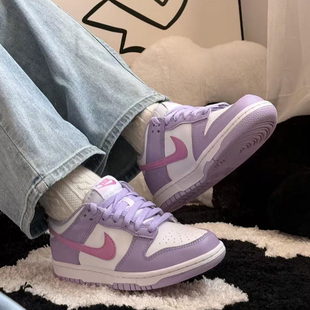 Low Dunk 紫白经典 舒适百搭低帮休闲板鞋 161 耐克 HQ1185 Nike