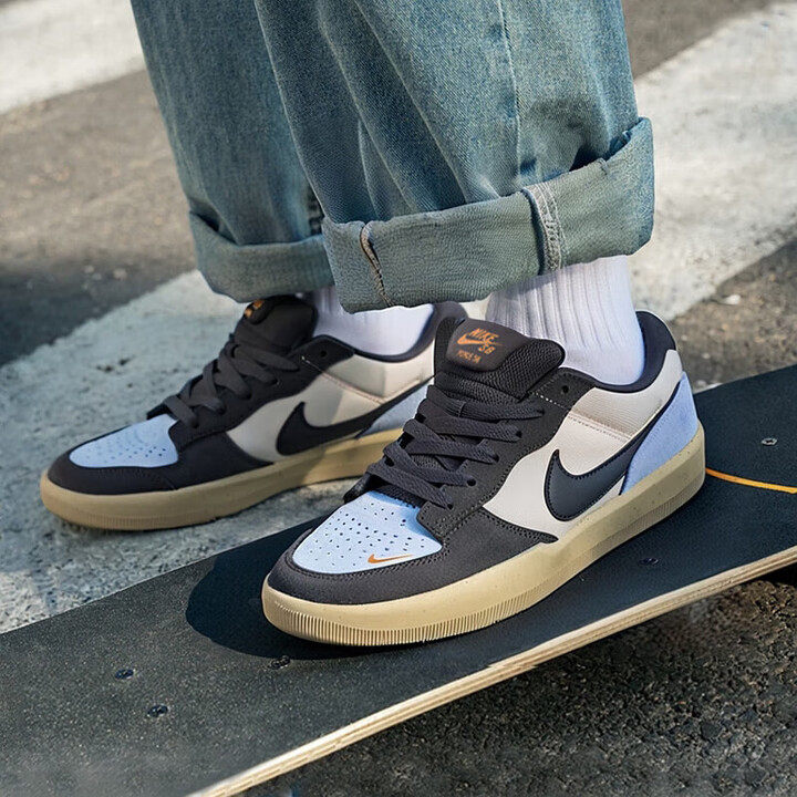 耐克/Nike SB Force 58 蓝黑低帮男子休闲耐磨板鞋 DV5477-102,运动鞋new,板鞋,淘宝优惠券,粉丝福利购,淘宝优惠卷