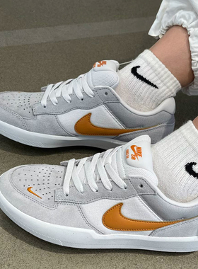 耐克/Nike SB Force 58 舒适时尚 低帮 板鞋 灰色 DV5477-007